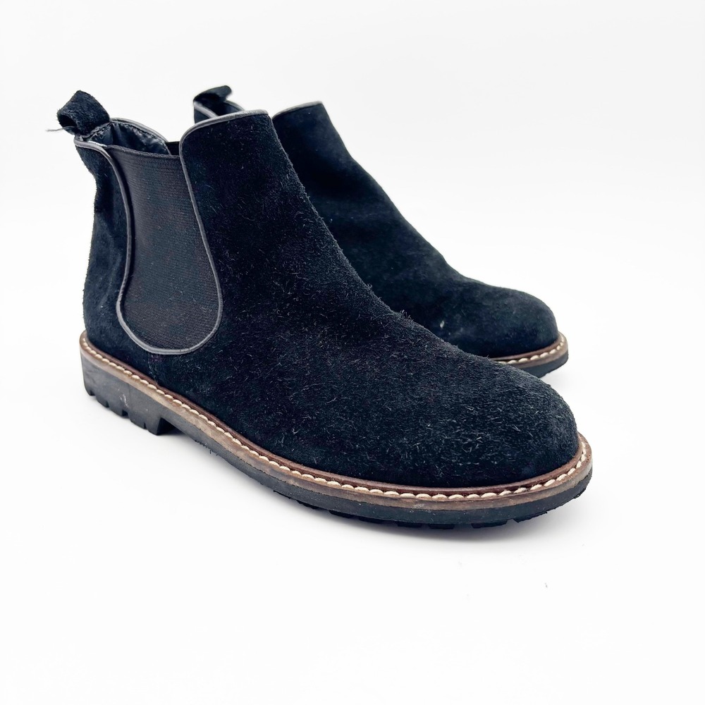 Bonpoint Black Suede Booties Size EU 33‎ (US 2)